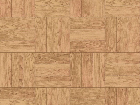  席纹拼花原木色实木地板68 