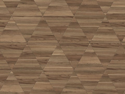  三角形原木色实木地板6 