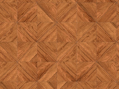  三角形拼花原木色实木地板54 