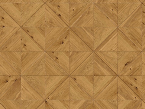  三角形拼花原木色实木地板23 