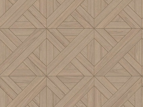  三角形拼花原木色实木地板66 