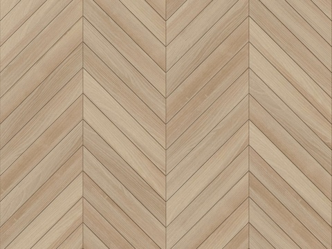  鱼骨纹齐缝原木色实木地板29 