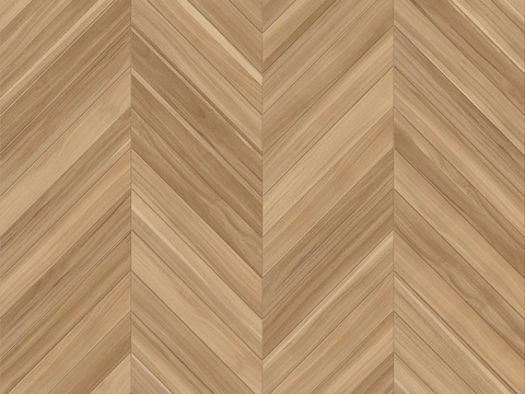 鱼骨纹齐缝原木色实木地板139