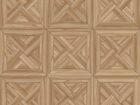  三角形风车拼花原木色实木地板100 