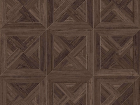  三角形风车拼花原木色实木地板59 