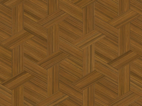 六边形拼花原木色实木地板28