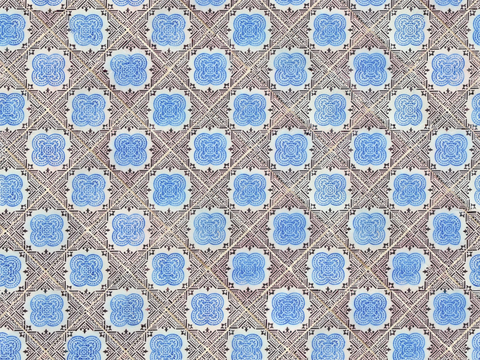 复古经典，民族风几何植物花纹图案花砖瓷砖88