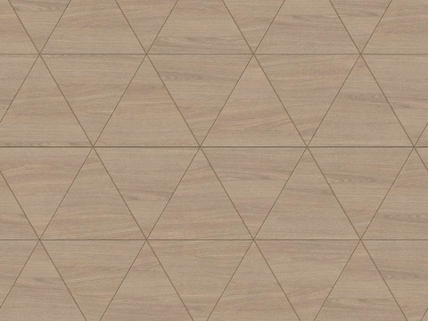  三角形原木色实木地板66 