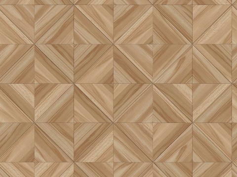  三角形拼花原木色实木地板84 