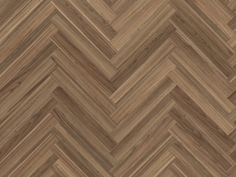  鱼骨纹错缝原木色实木地板84 