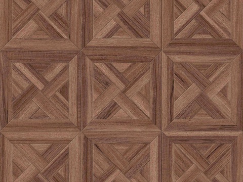  三角形风车拼花原木色实木地板55 