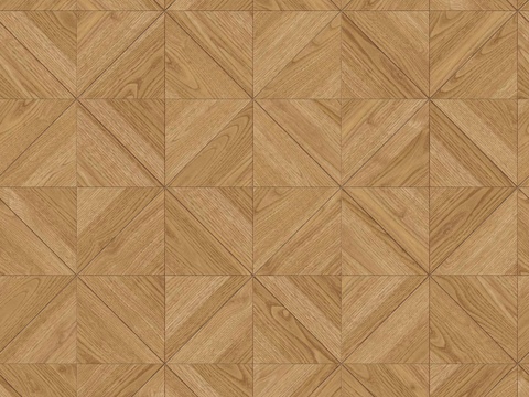  三角形拼花原木色实木地板17 