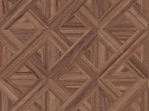  三角形拼花原木色实木地板54 