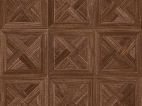  三角形风车拼花原木色实木地板58 