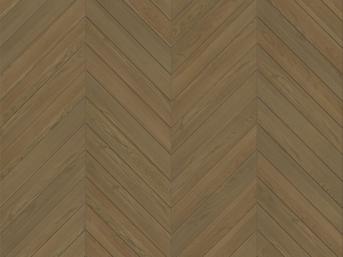  鱼骨纹齐缝原木色实木地板68 