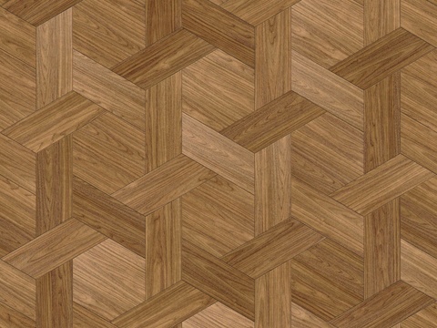 六边形拼花原木色实木地板1