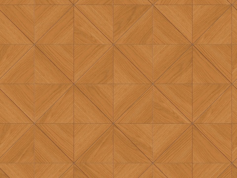  三角形拼花原木色实木地板58 