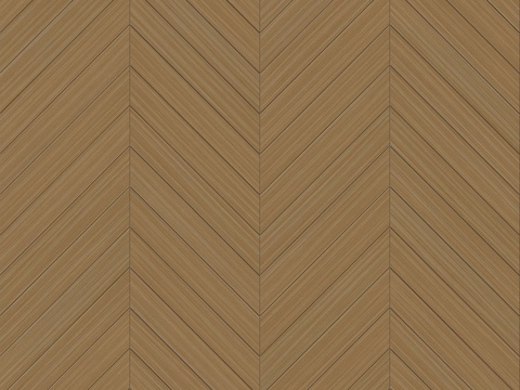  鱼骨纹齐缝原木色实木地板61 