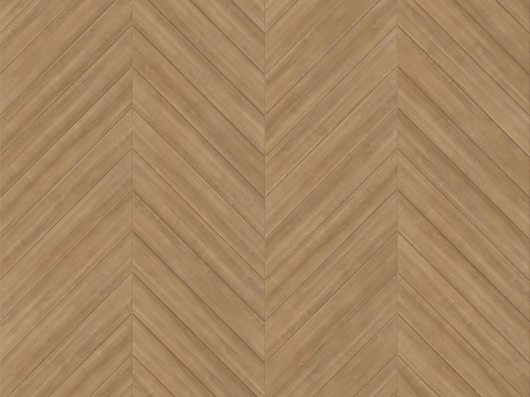 鱼骨纹齐缝原木色实木地板171