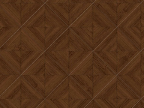  三角形拼花原木色实木地板69 