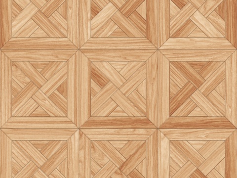  三角形风车拼花原木色实木地板83 