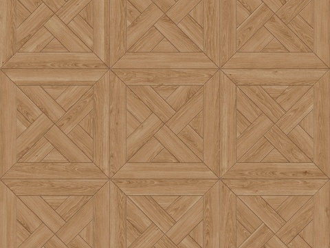  三角形风车拼花原木色实木地板78 