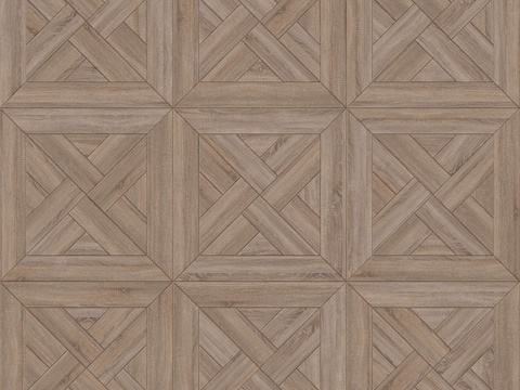  三角形风车拼花原木色实木地板90 