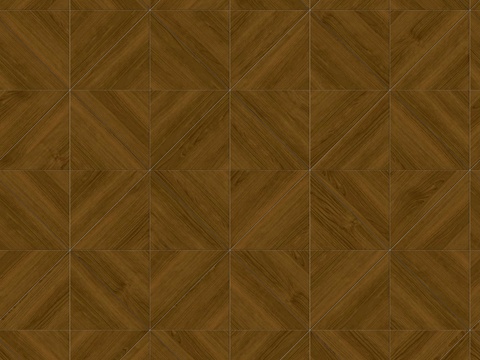  三角形拼花原木色实木地板68 