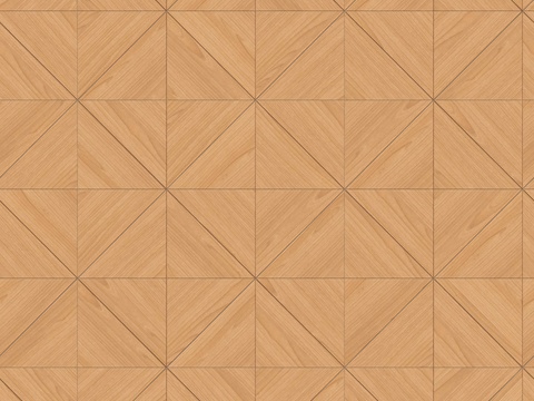  三角形拼花原木色实木地板63 