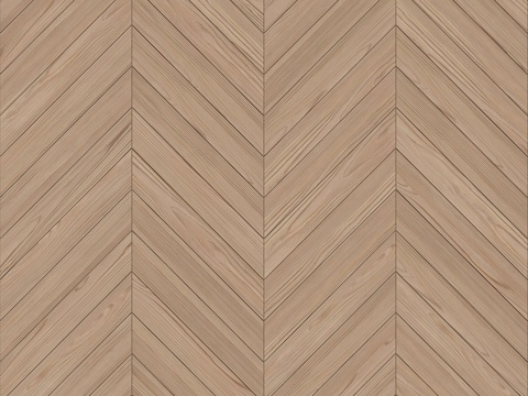  鱼骨纹齐缝原木色实木地板41 