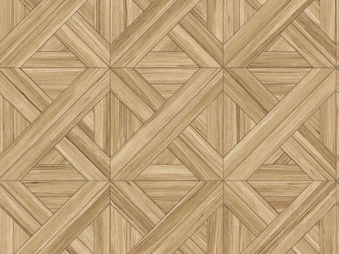  三角形拼花原木色实木地板46 