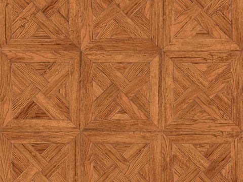  三角形风车拼花原木色实木地板64 
