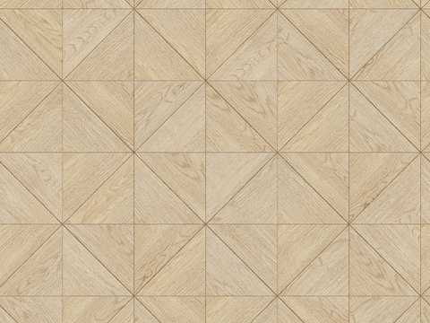  三角形拼花原木色实木地板29 