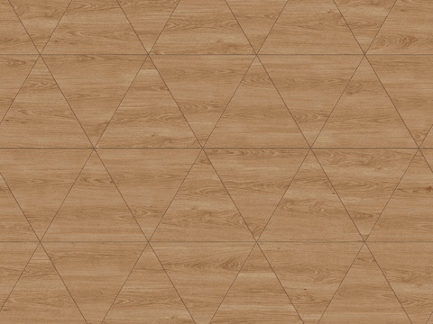  三角形原木色实木地板77 