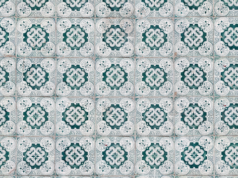 复古经典，民族风几何植物花纹图案花砖瓷砖149