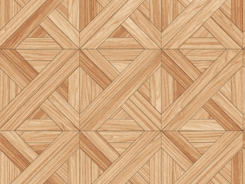  三角形拼花原木色实木地板82 