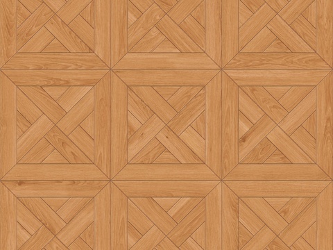  三角形风车拼花原木色实木地板101 