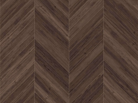  鱼骨纹齐缝原木色实木地板142 