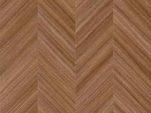  鱼骨纹齐缝原木色实木地板134 