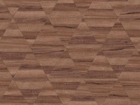  三角形原木色实木地板54 