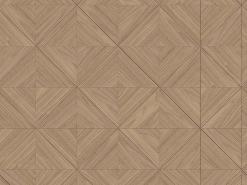  三角形拼花原木色实木地板45 