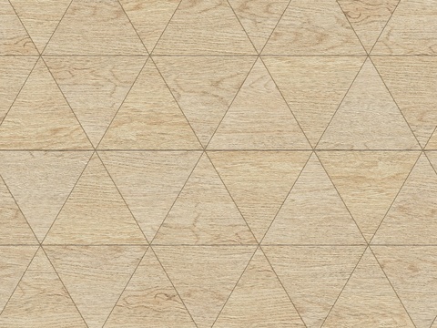  三角形原木色实木地板33 