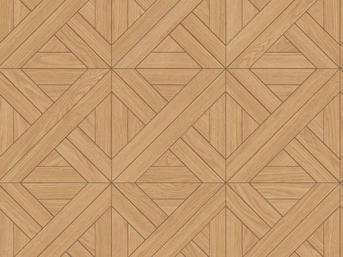  三角形拼花原木色实木地板21 