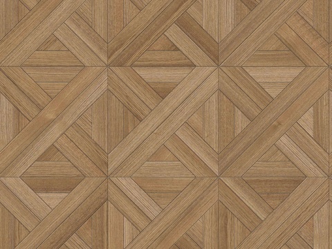  三角形拼花原木色实木地板42 