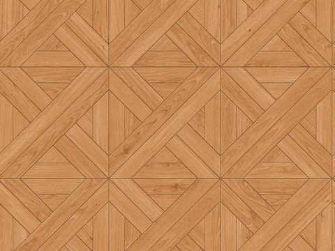  三角形拼花原木色实木地板100 