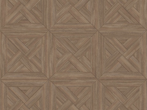  三角形风车拼花原木色实木地板92 