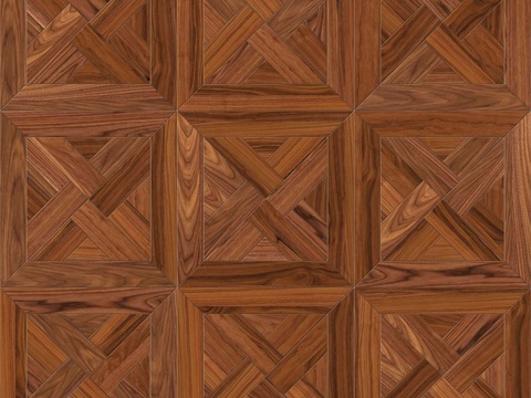  三角形风车拼花原木色实木地板24 