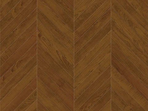  鱼骨纹齐缝原木色实木地板159 