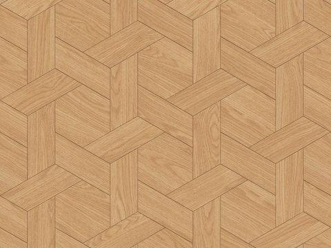 六边形拼花原木色实木地板22