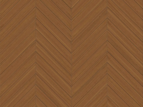  鱼骨纹齐缝原木色实木地板5 